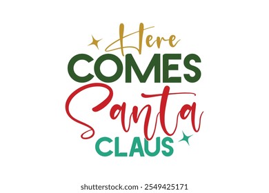 Christmas T-shirt design, Christmas Sticker design 