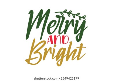 Christmas T-shirt design, Christmas Sticker design 