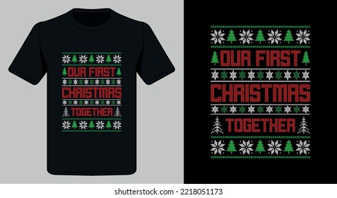 Christmas t-shirt design. Christmas T Shirt Design Bundle-T Shirt Design Bundle