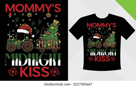 archivo eps de plantilla de diseño de camisetas navideñas para vector navideño
