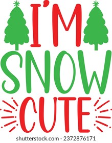 Christmas T-shirt design, Typography design, 