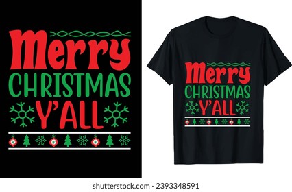 Christmas t-shirt Design, Christmas typography t-shirt Design
