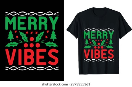 Christmas t-shirt Design, Christmas typography t-shirt Design
