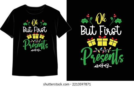 Christmas t-shirt design. Typography Christmas t-shirt design. Christmas Vector