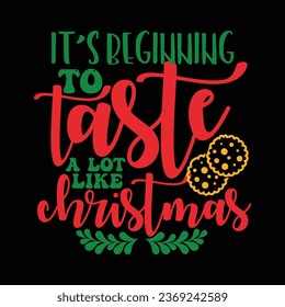Christmas T-shirt Design With Vector.