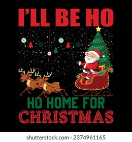 christmas tshirt design vector art