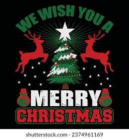 christmas tshirt design vector art