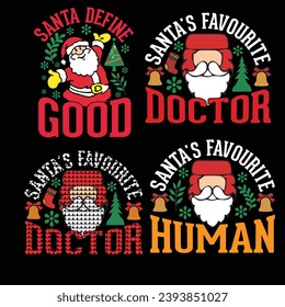 Christmas T-shirt Design vector Concept for Christmas Holiday. - Shutterstock ID 2393851027