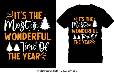 Vetor de design de camiseta de Natal, design de camiseta do dia de Natal