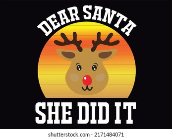 Christmas t-shirt design vector file