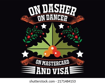 Christmas t-shirt design vector file