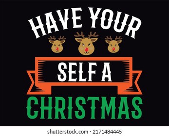 Christmas t-shirt design vector file