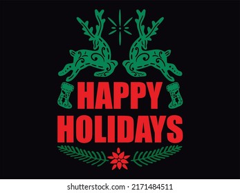 Christmas t-shirt design vector file