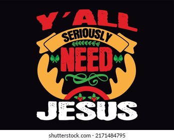 Christmas t-shirt design vector file