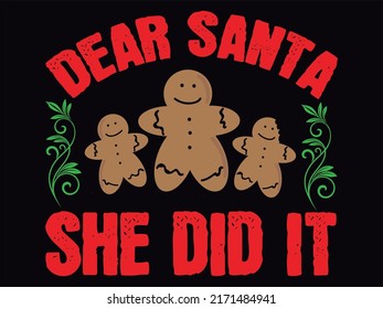 Christmas t-shirt design vector file