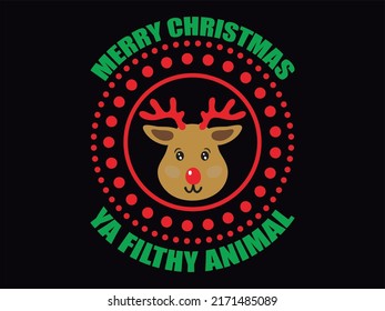 Christmas t-shirt design vector file