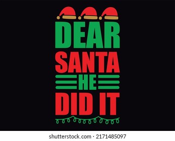 Christmas t-shirt design vector file