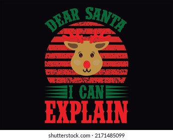 Christmas t-shirt design vector file