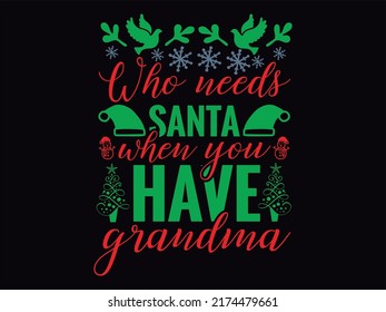 Christmas t-shirt design vector file