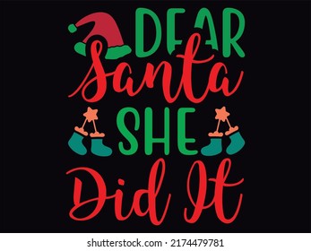 Christmas t-shirt design vector file