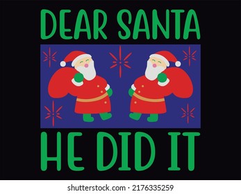 Christmas t-shirt design vector file