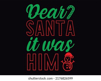 Christmas t-shirt design vector file