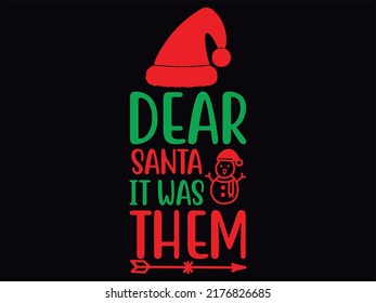 Christmas t-shirt design vector file