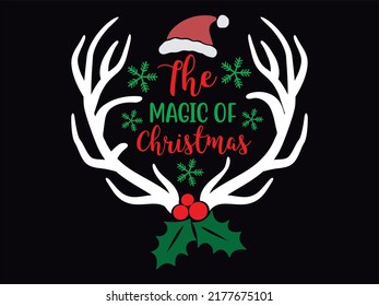 Christmas t-shirt design vector file