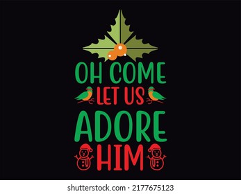 Christmas t-shirt design vector file