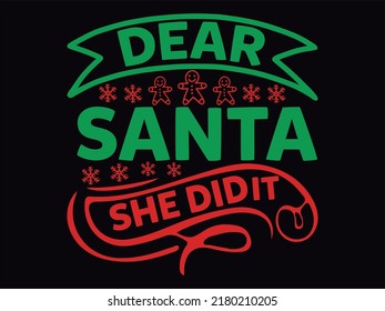 Christmas t-shirt design vector file