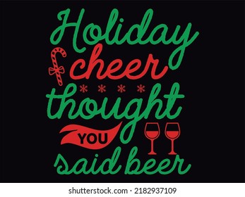 Christmas t-shirt design vector file