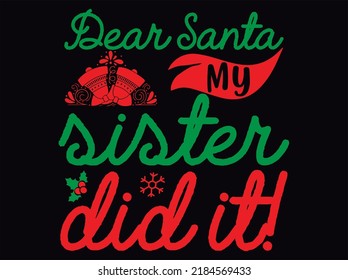 Christmas t-shirt design vector file