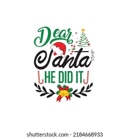 Christmas T-Shirt Design Vector File
