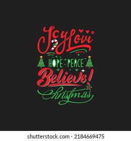 Archivo vector de diseño de camiseta de Navidad
