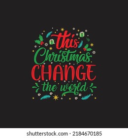 Weihnachts-T-Shirt-Design-Vektordatei