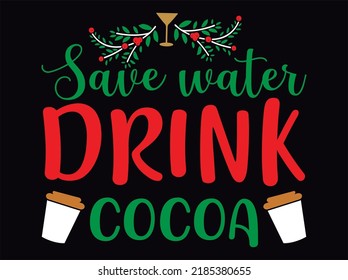 archivo vectorial de diseño de camisetas navideñas
