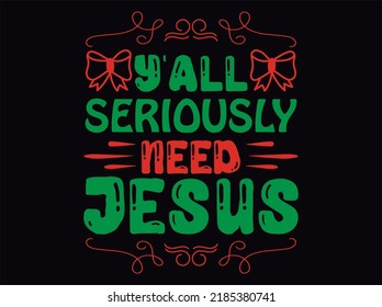 Christmas t-shirt design vector file