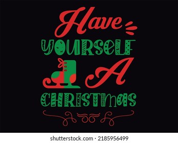 archivo vectorial de diseño de camisetas navideñas