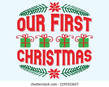 archivo vectorial de diseño de camisetas navideñas