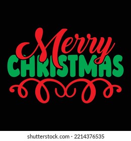 Christmas T-Shirt Design, vector file.