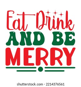 Christmas T-Shirt Design, vector file.