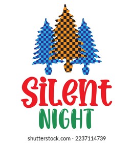 Christmas T-shirt design, vector file .