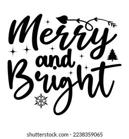 Christmas T-Shirt Design, Vector File.