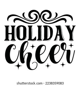 Christmas T-Shirt Design, Vector File.