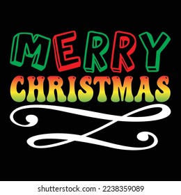 Christmas T-Shirt Design, Vector File.