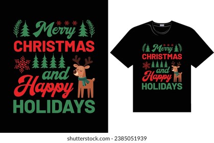 Christmas t-shirt design vector file