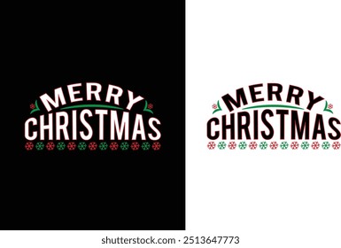  Christmas T-shirt Design Vector Graphic Template