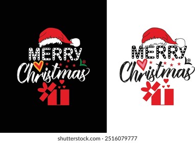  Christmas T-shirt Design Vector Graphic Template