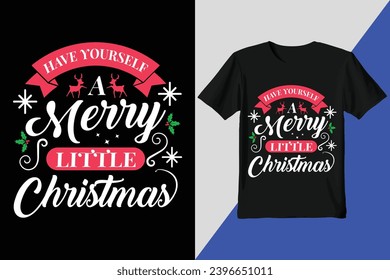 Christmas t-shirt design vector, Happy Christmas