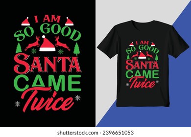 Christmas t-shirt design vector, Happy Christmas